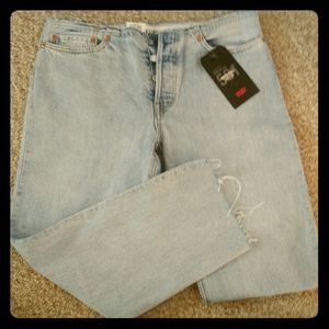 Womens Levis 501 Low Rider Jeans